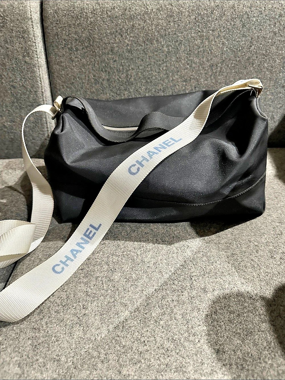 Chanel Shoulder Bag in Black & White